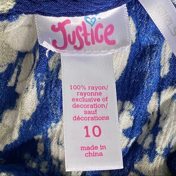 Justice for Girls asymmetrical one shoulder top - Picture 8 of 8